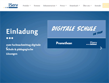 Tablet Screenshot of iserv.eu