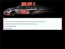 Tablet Screenshot of nascar.iserv.net